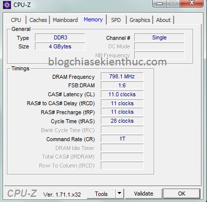 cpu z check ram speed