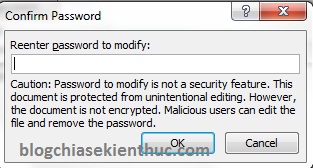 đặt password cho file word 2