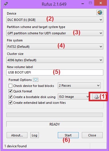 Tạo USB BOOT chuẩn UEFI – GPT chứa bộ cài Win 7/ 8/ 10 - Blog chia sẻ kiến thức