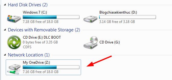 Tăng dung lượng lưu trữ trên máy tính với OneDriver