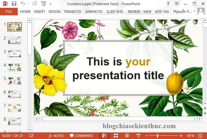 Tải các mẫu Slide thuyết trình đẹp và chuyên nghiệp nhất (PowerPoint)