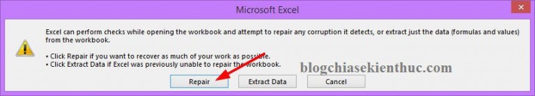90PC STORE HÀ NAM Hướng dẫn sửa File Excel bị lỗi hiệu quả nhất