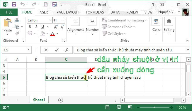 cach-xuong-dong-trong-excel-0