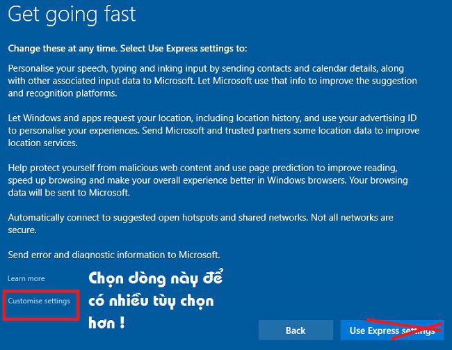 Ngăn chặn Microsoft theo dõi bạn khi sử dụng Windows 10 !