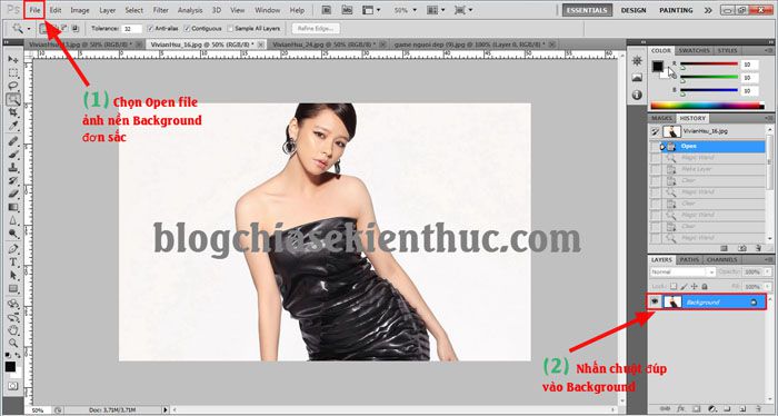 Cách đơn giản để xóa phông nền ảnh bằng photoshop tại nhà cho những ai mới bắt đầu