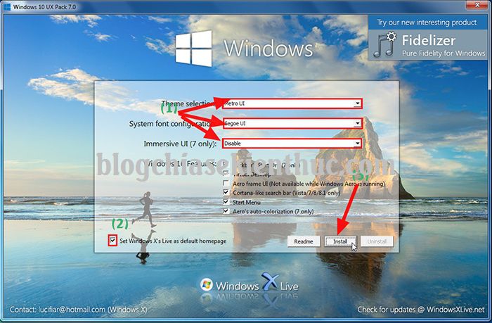 Cách cài đặt gói giao diện Windows 10 trên Windows 7/ 8/ 8.1