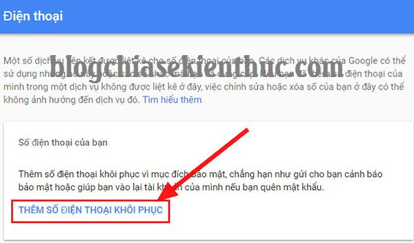 Cách Thay Đổi Số Điện Thoại Khôi Phục Tài Khoản Gmail Đơn Giản