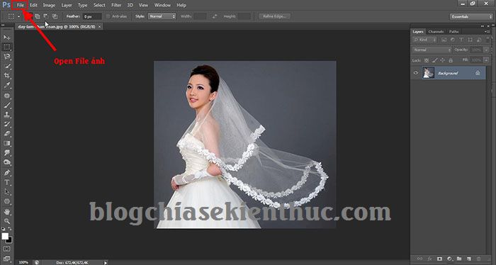 [Tuts] Hướng dẫn ghép ảnh cưới xuyên voan trong Photoshop