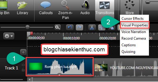 Cách tách nền phông xanh ra khỏi Video với Camtasia Studio