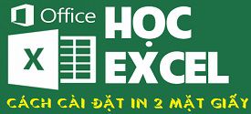 Cách in 2 mặt trong Excel 2003 như thế nào? 
