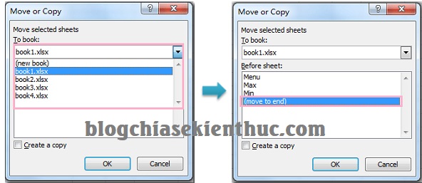 Cách nối file Excel, ghép nhiều file Excel, gộp nhiều Sheet thành 1 file - Blog chia sẻ kiến thức