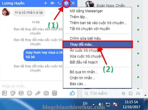 Tùy chỉnh Facebook Messenger để đáp ứng phong cách của bạn! Thay đổi màu sắc trên cửa sổ chát của bạn để tạo không gian mới, thú vị hơn. Nhấn vào ảnh để xem hướng dẫn chi tiết và trang bị cho mình những thông tin thú vị nhất về việc tạo ra phong cách Facebook cá nhân của bạn!