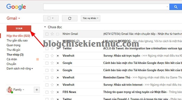 Làm thế nào để gửi file đính kèm có dung lượng lớn trên Gmail ?
