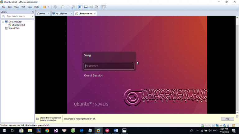 vmware player ubuntu 20.04