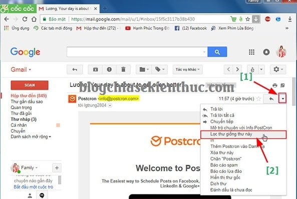 Chặn Email Spam trên Gmail cực kỳ hiệu quả / tạo bộ lọc Spam