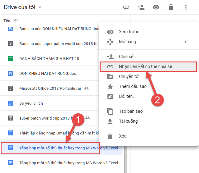 Làm thế nào để kiểm soát quyền tải file qua link Google Drive ?