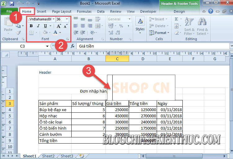 SỬ DỤNG MỘT HÌNH ẢNH LÀM NỀN TRONG EXCEL  itsupportvn