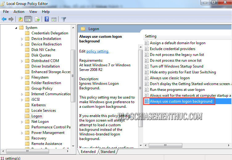 Cách thay đổi màn hình đăng nhập trên Windows 7, rất độc đáo !