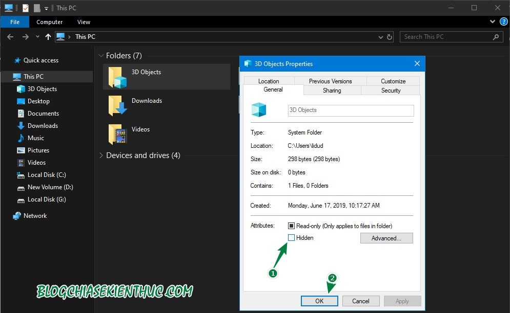 Cách ẨN/ HIỆN file và thư mục bằng lệnh CMD trên Windows