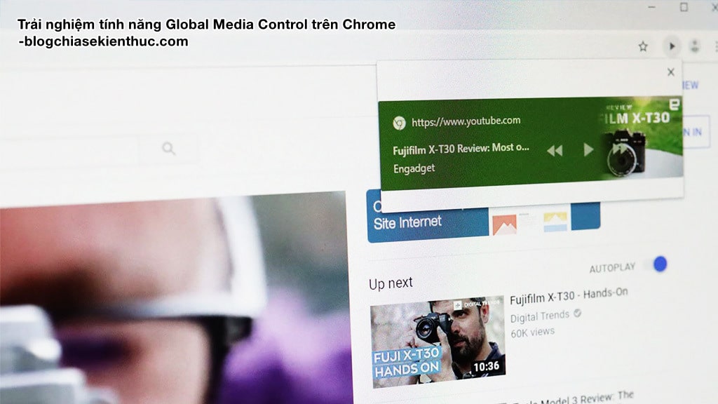 Quản lý âm thanh trên Google Chrome với Global Media Control