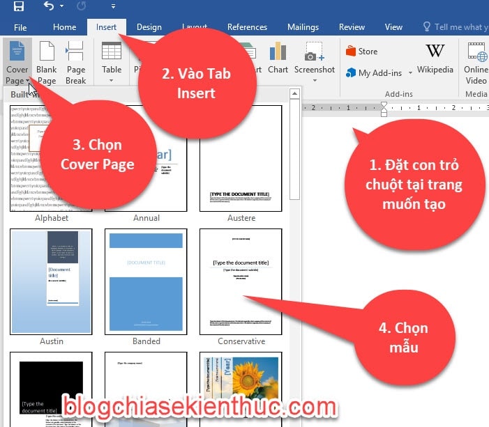 Hướng dẫn 5 cách khác nhau để chèn ảnh nền vào trong file Word