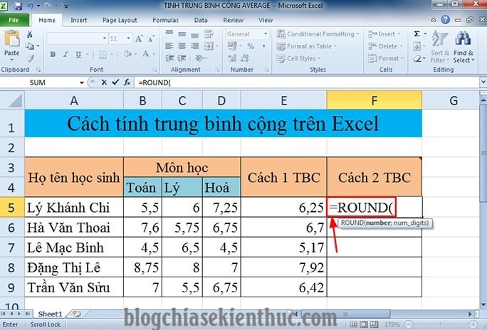 cach-tinh-trung-binh-cong-tren-excel (2)