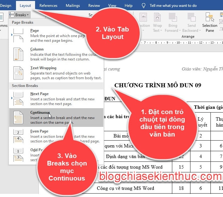 how to show header only on first page in word 2010