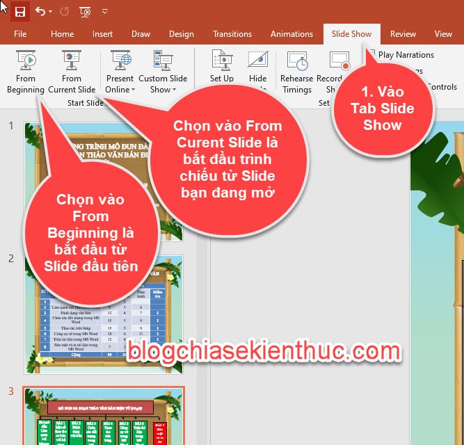 Cách trình chiếu Slide PowerPoint chuyên nghiệp từ A đến Z