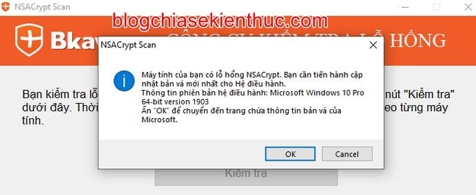 Hướng dẫn vá lỗ hổng bảo mật NASCrypt trên Windows 10