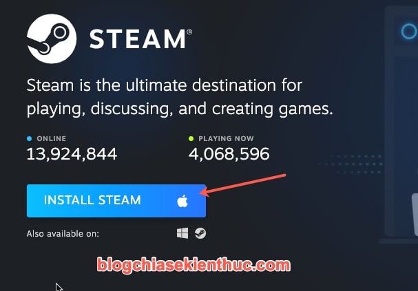 how to install steam on mac