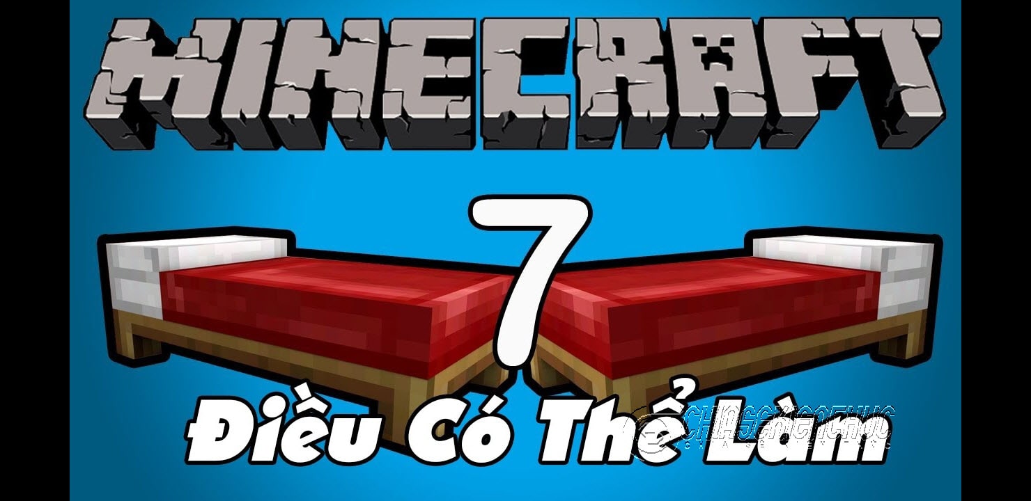 Những điều thú vị về chiếc giường trong game Minecraft