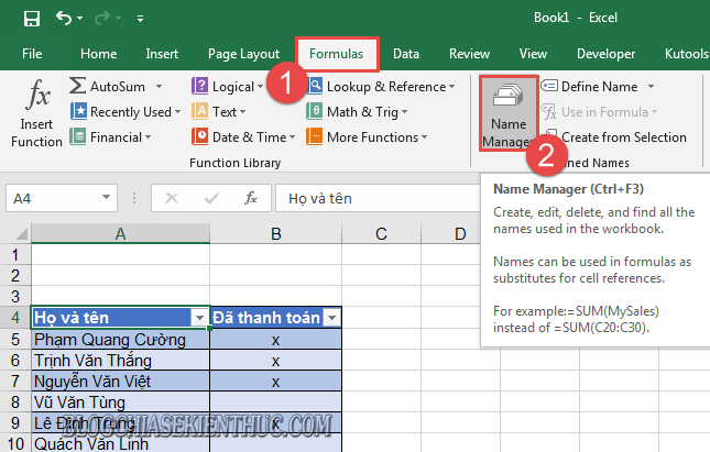 Cách tạo From tìm kiếm dữ liệu thần tốc trên Excel - Blog chia sẻ kiến thức