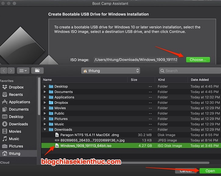 create macos install usb from windows