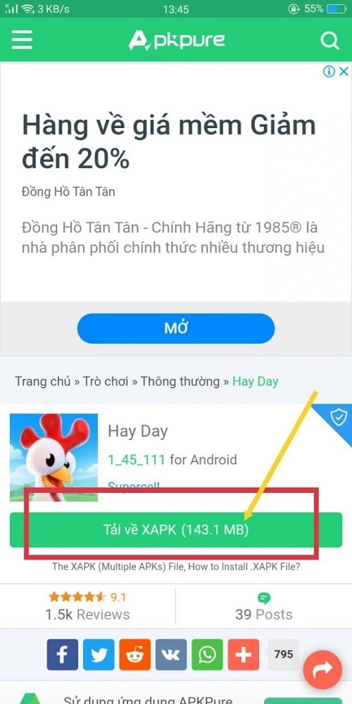 Cách Tải Game Hay Day Tại Việt Nam Trên Cả Android/ Ios