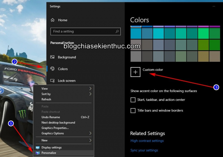 how to change mouse color in windows 10