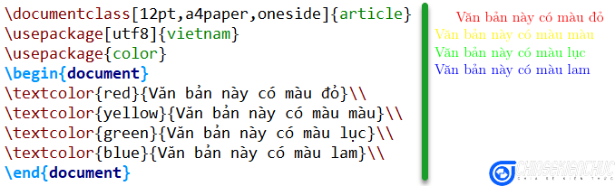 Việc tô màu văn bản trong LaTeX giúp bài viết trở nên sống động hơn và dễ đọc hơn. Với các gói lệnh phong phú, người dùng có thể tô màu cho các phần khác nhau của tài liệu như tiêu đề, chú thích, công thức toán học, v.v. Điều này giúp người đọc của bạn dễ dàng phân biệt các phần khác nhau và tăng cường tính thẩm mỹ cho bài viết.