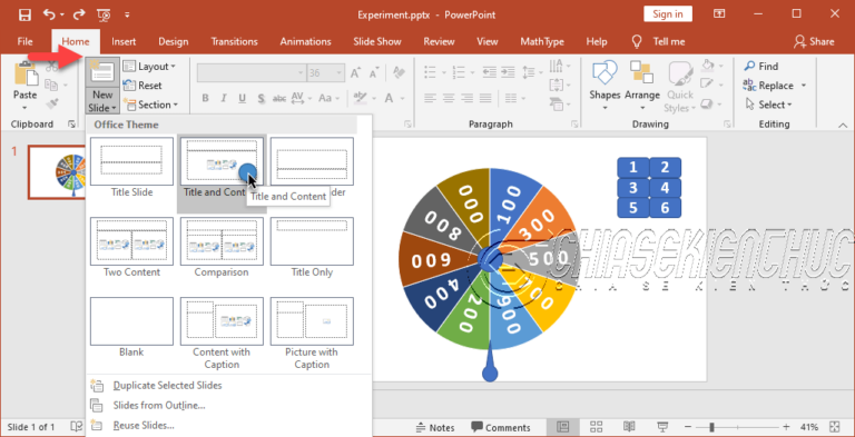 Tạo vòng quay may mắn bằng Powerpoint cực dễ | Nguyễn Huệ