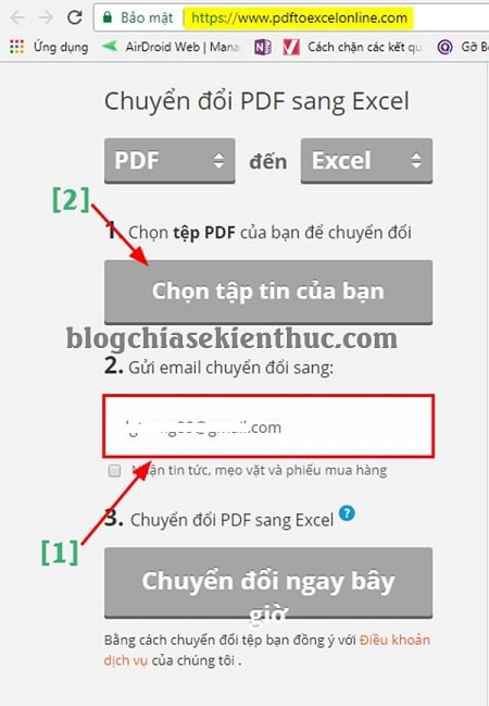 TOP 7 trang chuyển đổi file PDF sang Excel trực tuyến hiệu quả