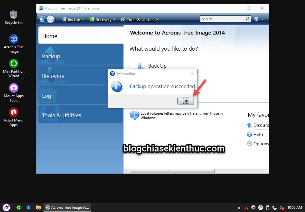 acronis true image tib restore