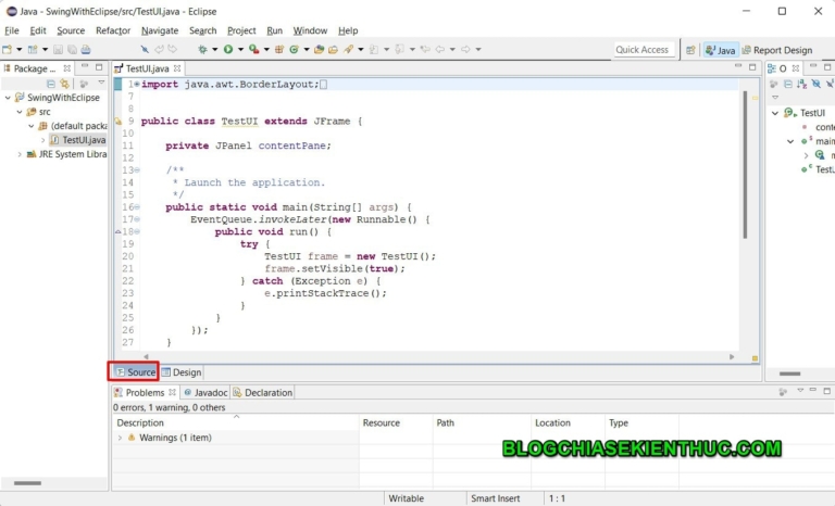 Cài đặt plugin WindowBuilder để lập trình Java Swing trên Eclipse