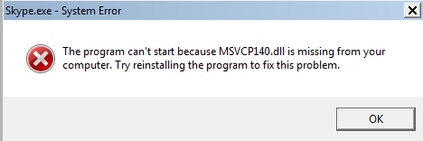 4 cách sửa lỗi MSVCP140.dll is missing trên máy tính Windows