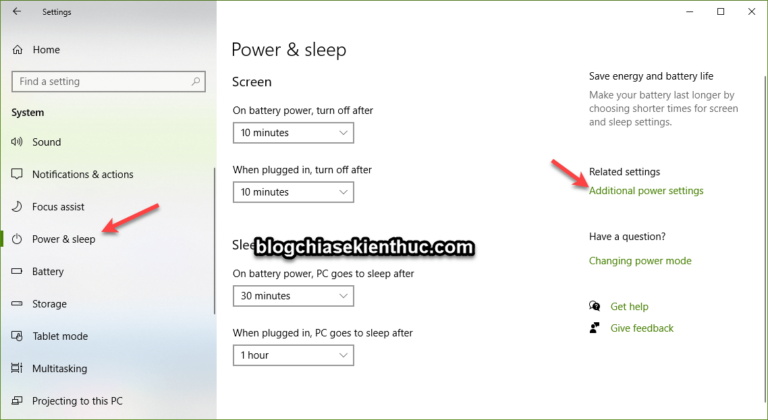 Cách tối ưu các thiết lập trong Power Option trên Windows