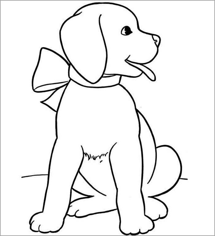Tìm Hiểu Tranh tô màu con chó đẹp dễ thương và đáng yêu nhất cho bé   Trường THPT An Lạc Thôn