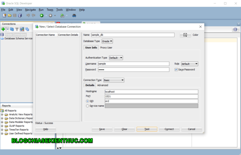 Cài đặt SQL Developer để kết nối với Oracle Database