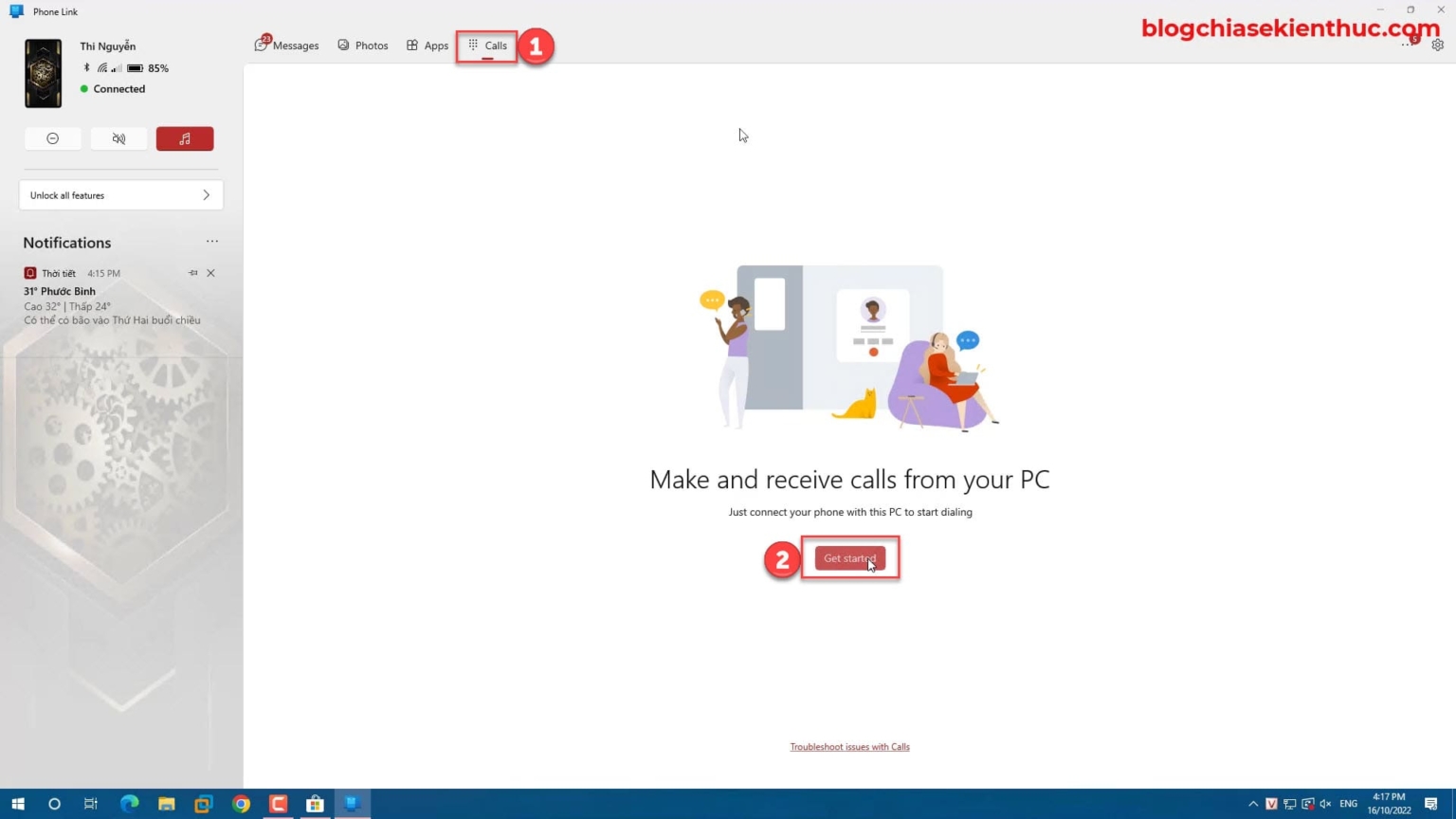 Cách sử dụng ứng dụng Phone Link trên Windows 10/11