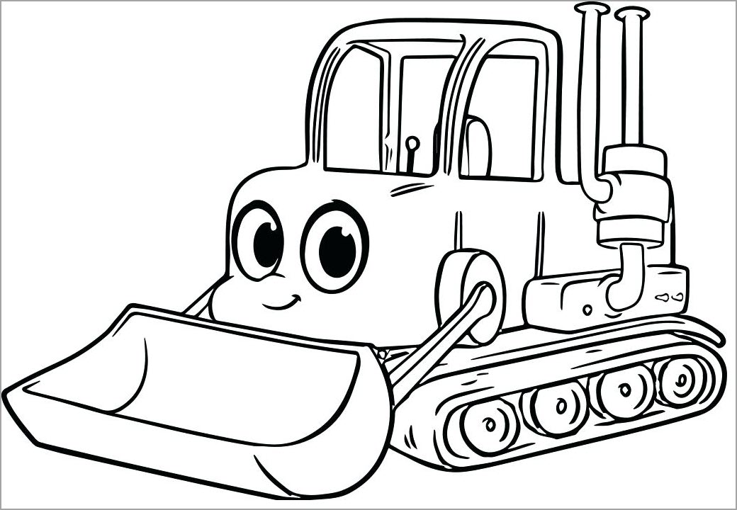 Vẽ xe xúc xe ủi đơn giản và tô màu cho bé  Bé học vẽ Cara Menggambar dan  Mewarnai Mainan Excavator  YouTube