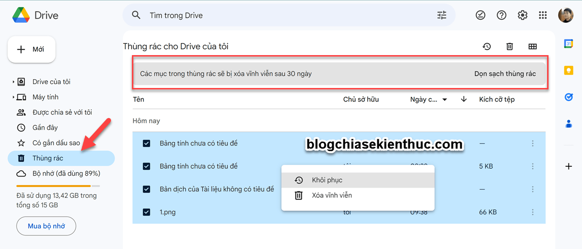 Cách Khôi Phục File Đã 